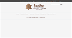 Desktop Screenshot of leatherrestoration.com.au